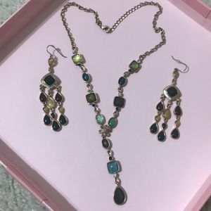 Antique Multicolor necklace set 1928-NEW